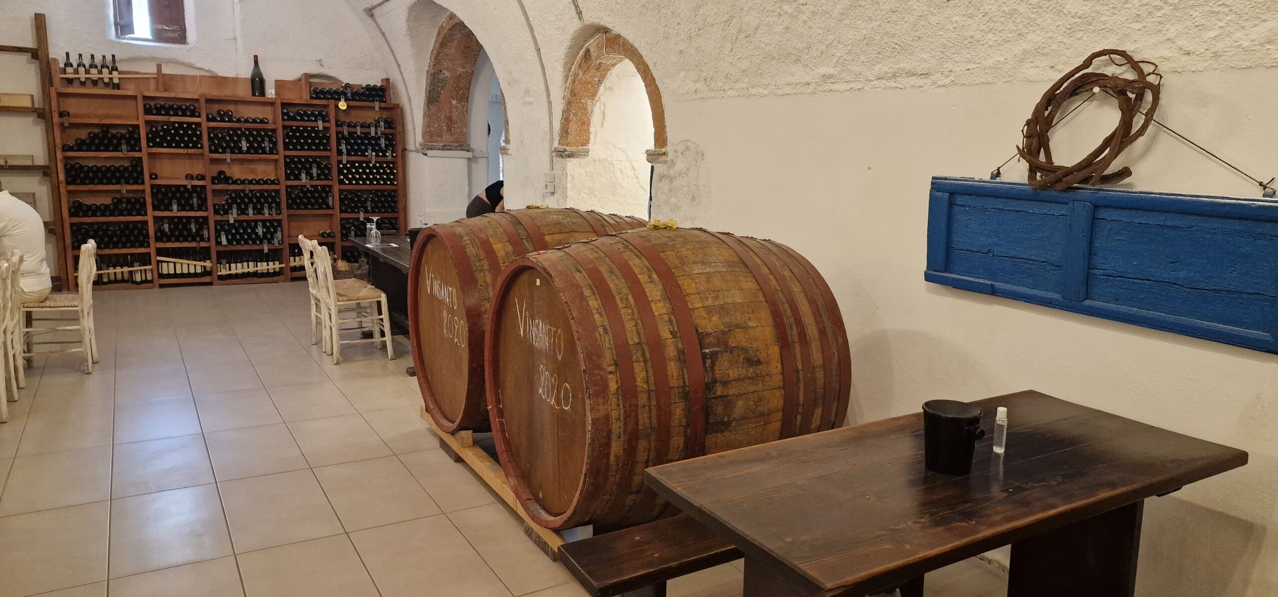 Wine cellar in Santorini