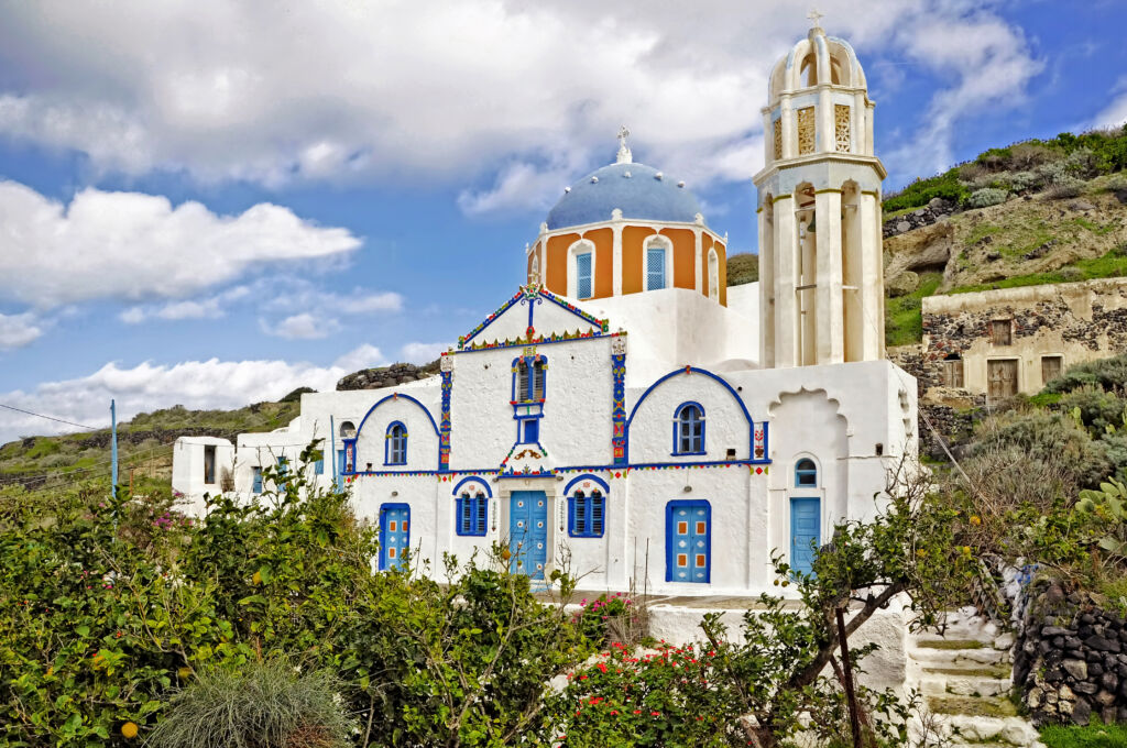 Agrilia church in Thirassia island