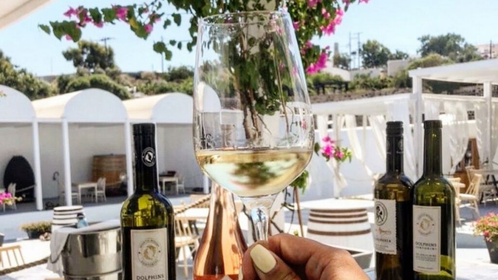 Anhydrous winery Santorini