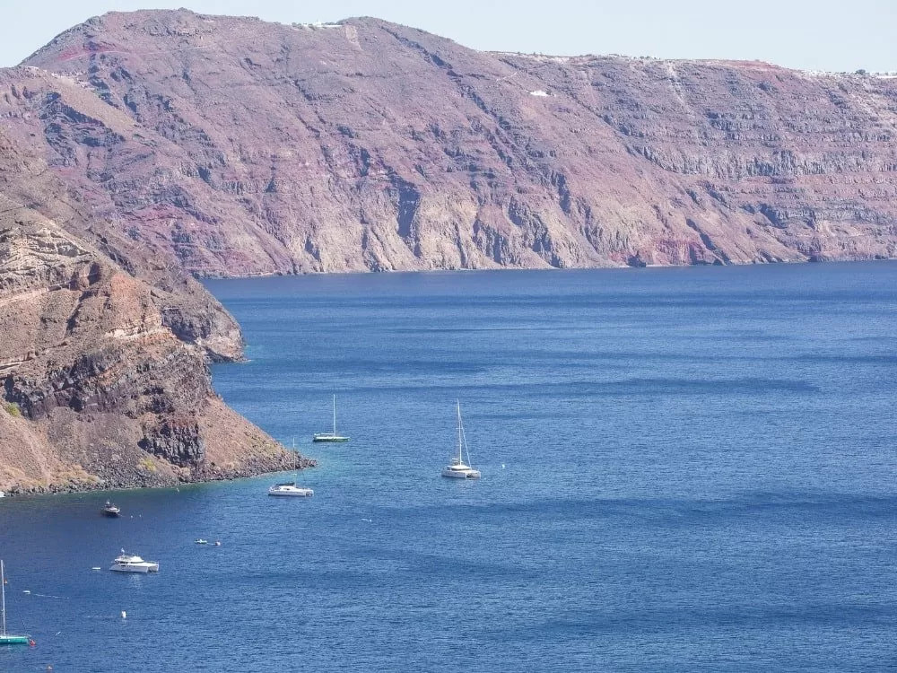 Explore the Caldera of Santorini on a Sailing Tour