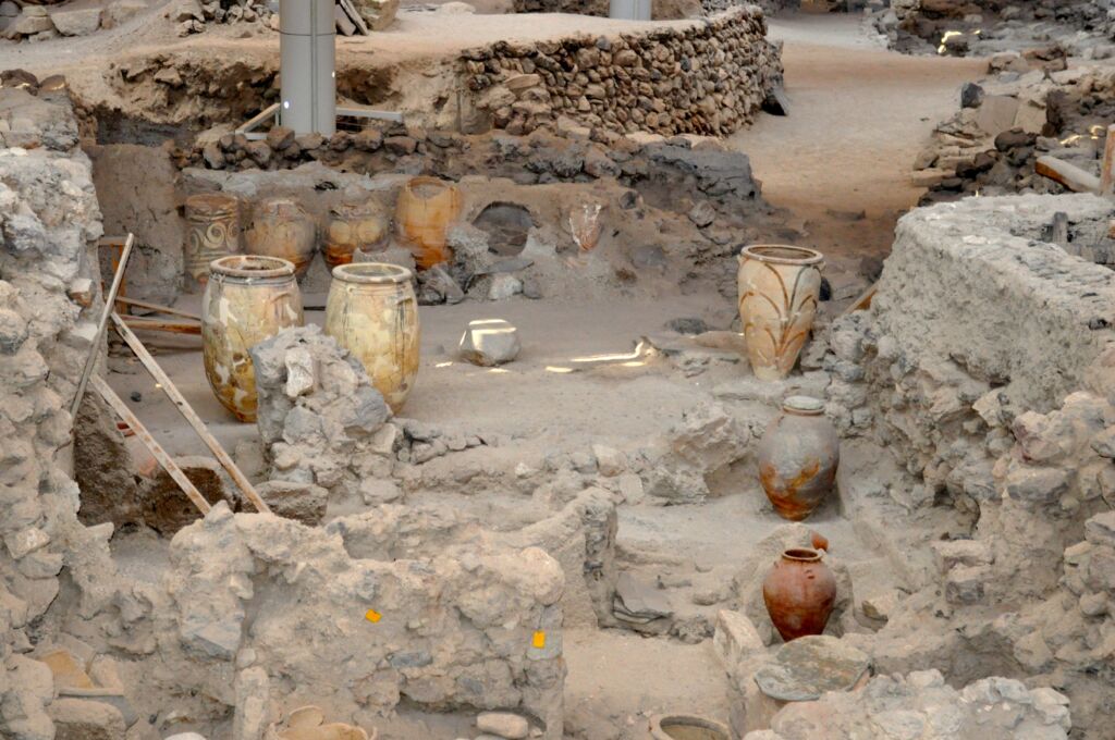Excavations of Akrotiri