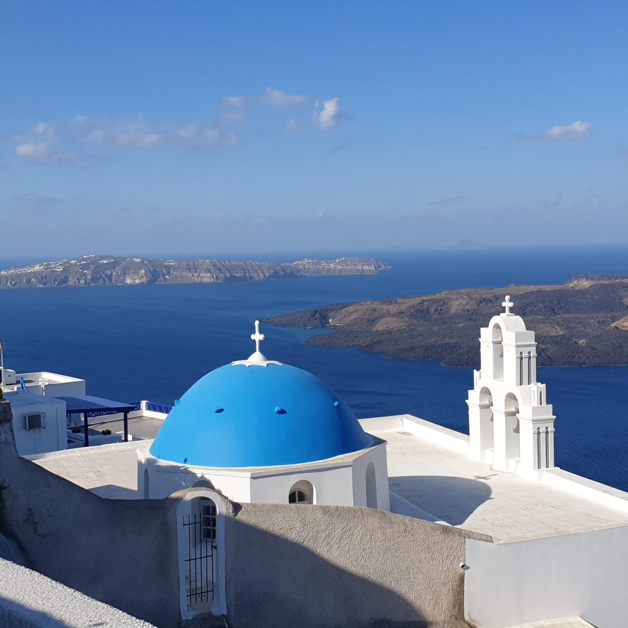 3 bells of Fira church