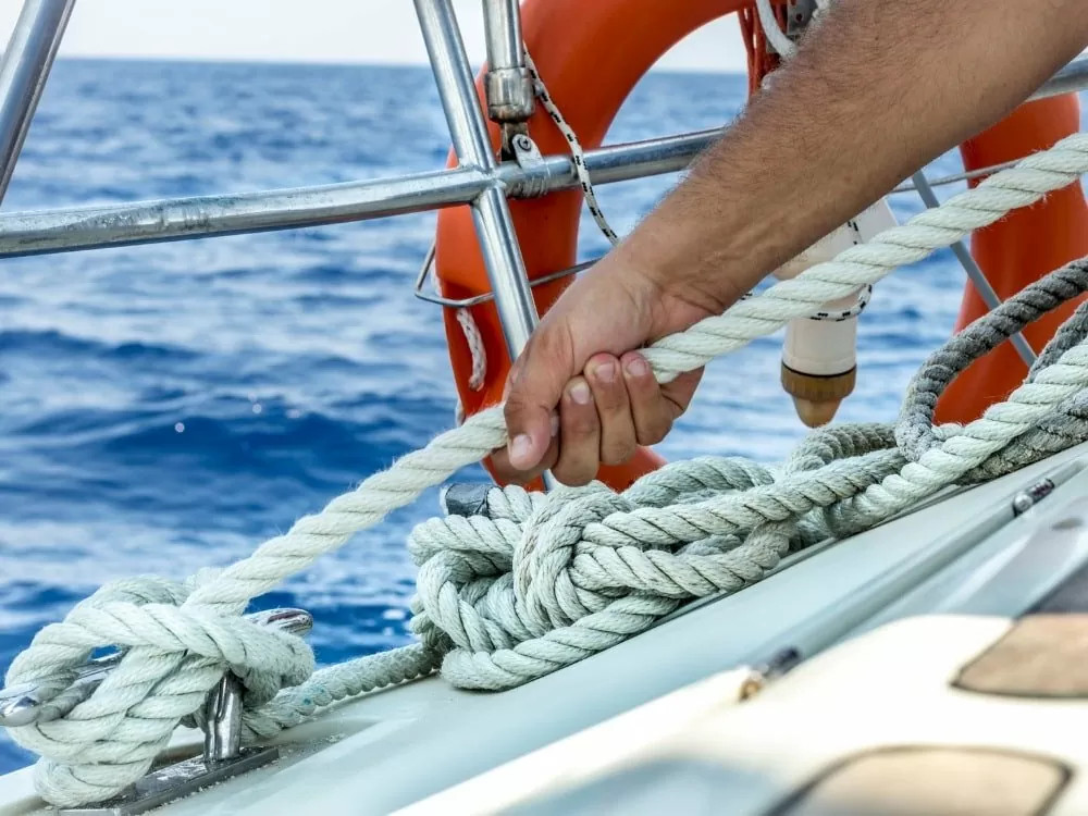 Safety check when Sailing in Santorini