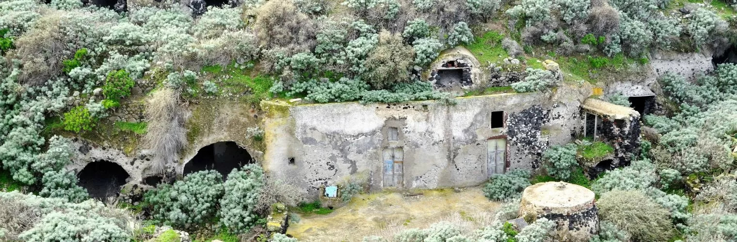 Santorini cave houses